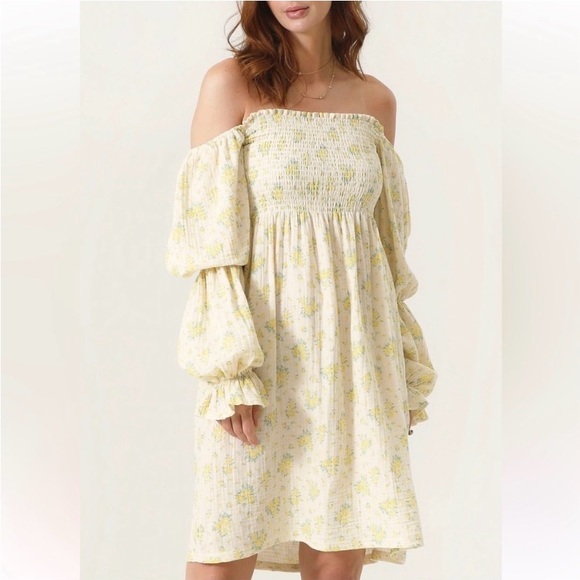 Nothing Fits But Niko Dress size M/L 100% cotton smocked dress Zinnia - Picture 2 of 8